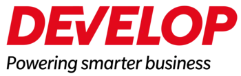 DEVELOP Logo red and black